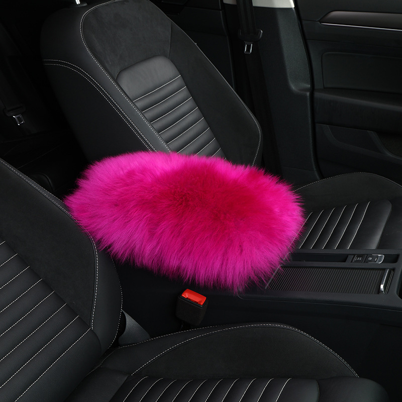 Pernă pentru cotiera centrală, piele, căldură de iarnă, aproximativ 180 g, prelucrare personalizabilă, asistență la instalare