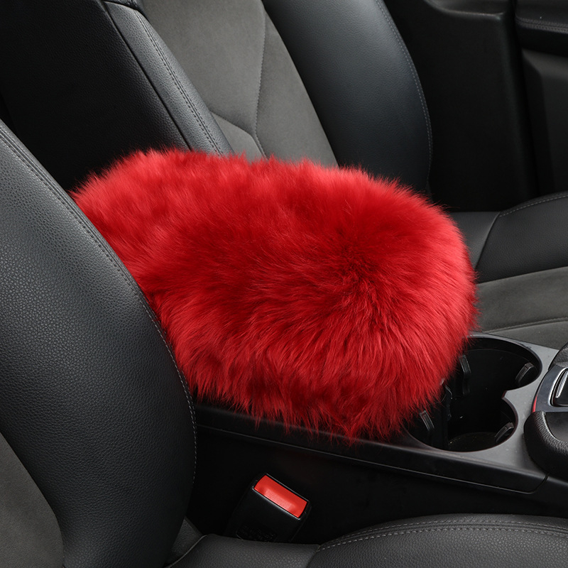 Pernă pentru cotiera centrală, piele, căldură de iarnă, aproximativ 180 g, prelucrare personalizabilă, asistență la instalare