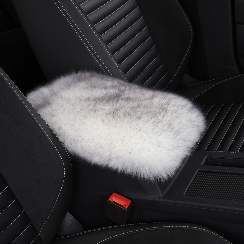 Pernă pentru cotiera centrală, piele, căldură de iarnă, aproximativ 180 g, prelucrare personalizabilă, asistență la instalare