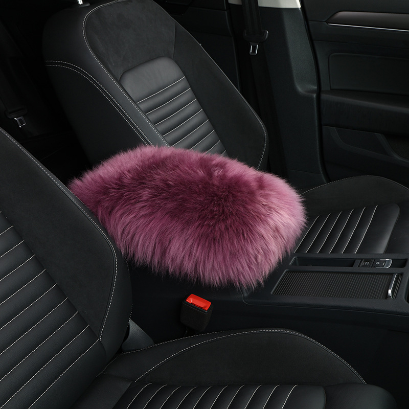 Pernă pentru cotiera centrală, piele, căldură de iarnă, aproximativ 180 g, prelucrare personalizabilă, asistență la instalare