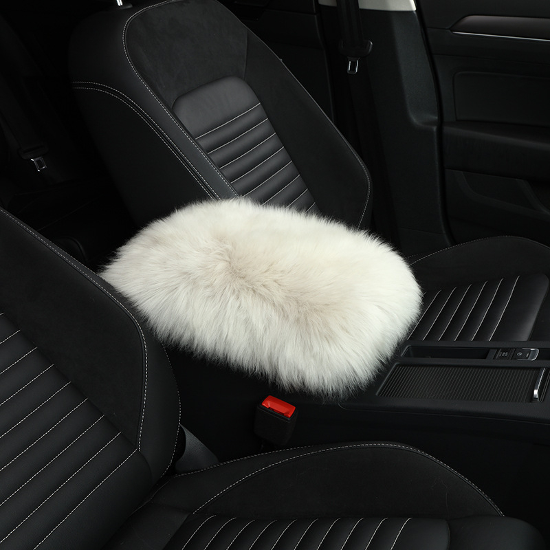 Pernă pentru cotiera centrală, piele, căldură de iarnă, aproximativ 180 g, prelucrare personalizabilă, asistență la instalare