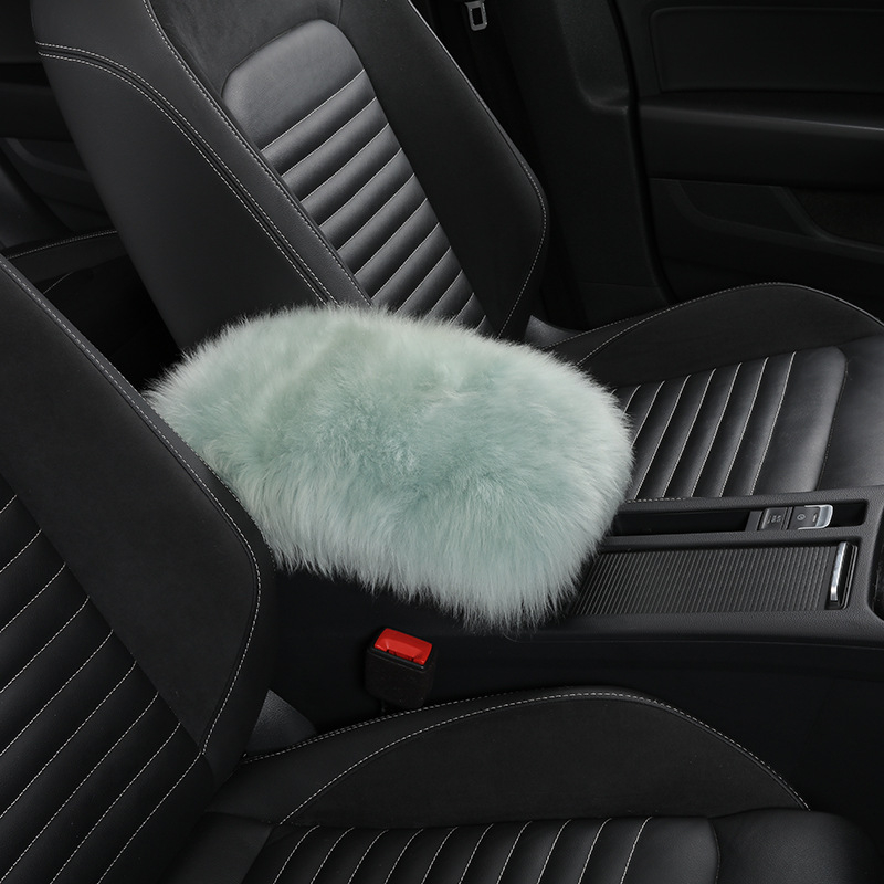 Pernă pentru cotiera centrală, piele, căldură de iarnă, aproximativ 180 g, prelucrare personalizabilă, asistență la instalare