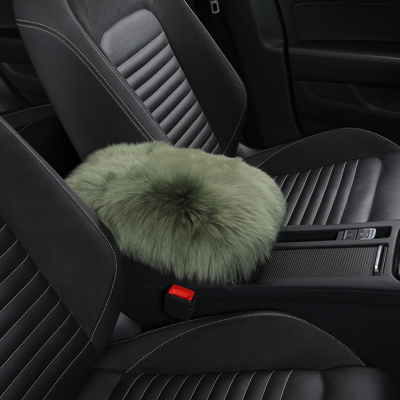 Pernă pentru cotiera centrală, piele, căldură de iarnă, aproximativ 180 g, prelucrare personalizabilă, asistență la instalare