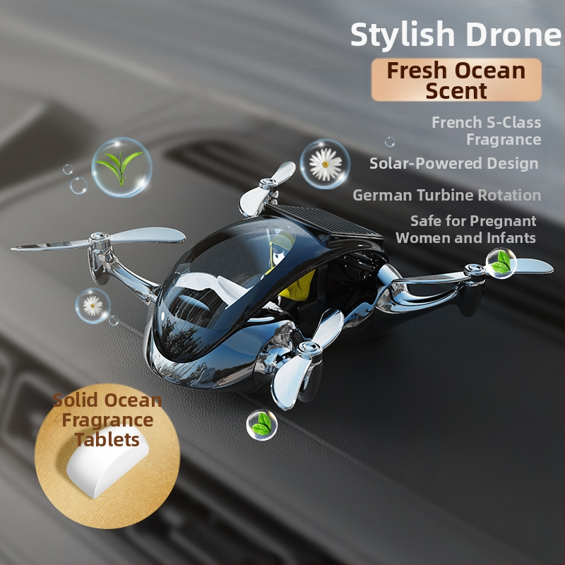 Ornament auto aromatizant cu suport pentru parfum din plastic, personalizabil, 10–20 ml, montaj pe scaun, miros oceanic, decorare și aromatizare