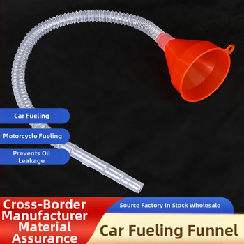 Eļļas lejvaks ar garu cauruli auto un motociklu uzpildīšanai – PP+PE, Zhongkai