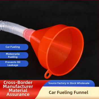 Χωνί λαδιού με μακριό σωλήνα για γέμισμα αυτοκινήτων και μοτοσικλετών – PP+PE, Zhongkai