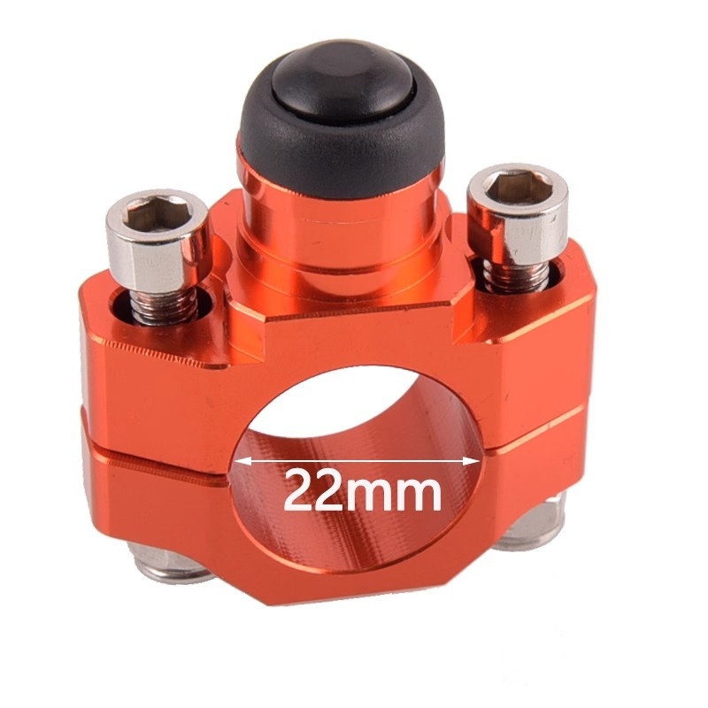 Διακόπτης τιμονιού για εκτός δρόμου μοτοσικλέτα — CNC μάρκα, μοντέλο Switch, ενσωμάτωση εκκίνησης/διακοπής κινητήρα και κουμπί κόρνας