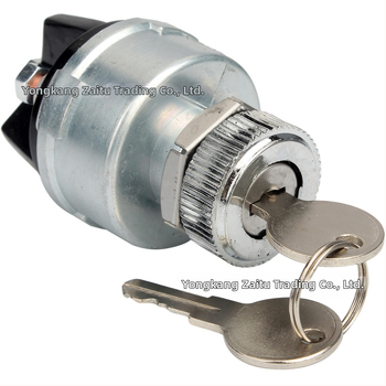 Διακόπτης ανάφλεξης Go-Kart, 3 θέσεων OFF/RUN/MOMENTARY, καθολικός, με κλειδί εκκίνησης