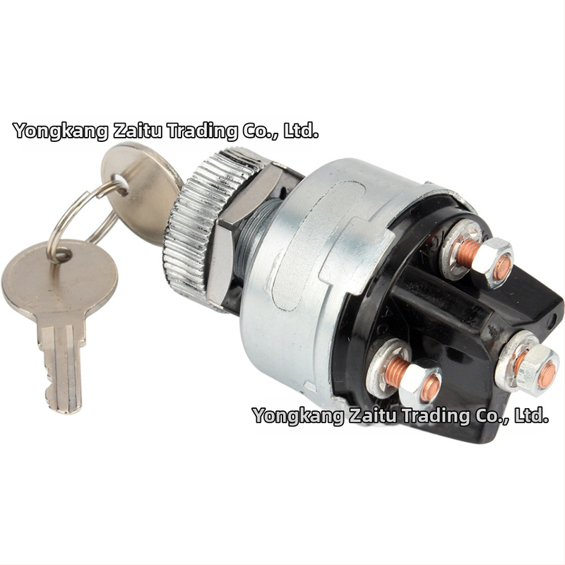 Διακόπτης ανάφλεξης Go-Kart, 3 θέσεων OFF/RUN/MOMENTARY, καθολικός, με κλειδί εκκίνησης