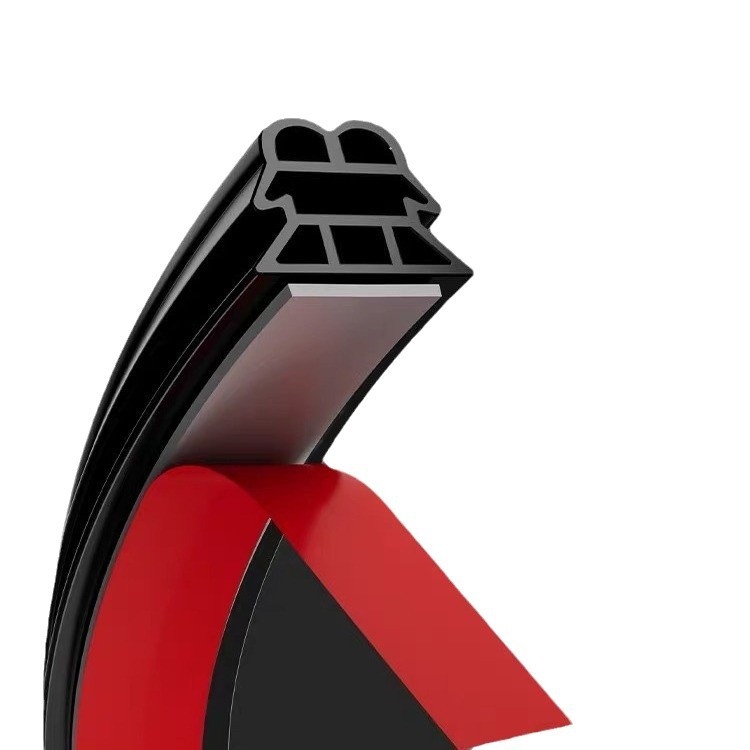 Автомобилен уплътнител за врата – пирамидален тип, 3‑слойна гумена лента за уплътнение, шумоизолация, защита от прах и водоустойчивост.