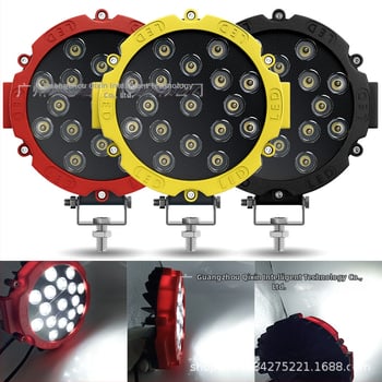 Off-road LED οροφικός φωτισμός αυτοκινήτου, 51W, 3030 LED, 9-36V, 4800LM, 6000K