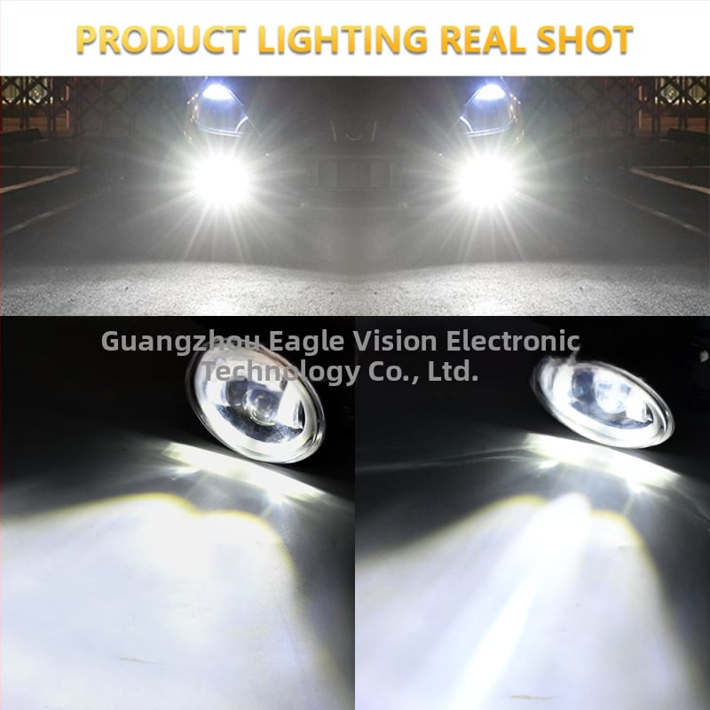 LED мъгла фар за Jeep Wrangler – вградена, предна броня, офроуд; LED източник, алуминиева сплав, 6000K, IP рейтинг