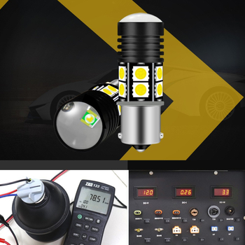 Αυτοκίνητο LED φως φρένων S25 1156/1157, 12+3W 5050, COB 3W, 750LM, 12V, 50.000 ώρες