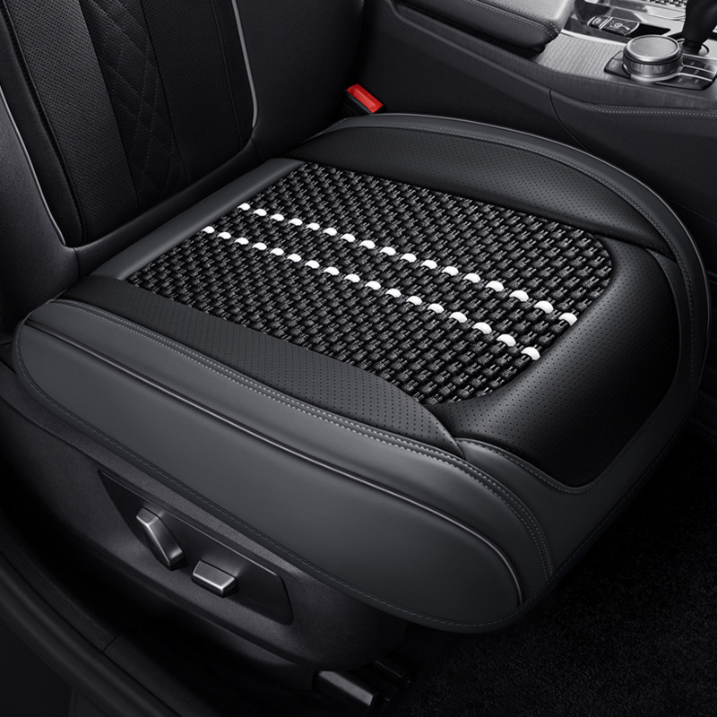 Perne pentru scaun auto – universal pentru toate anotimpurile, suprafață PU, umplutură din fibre sintetice, Xinliyun, stil cusut/simplu