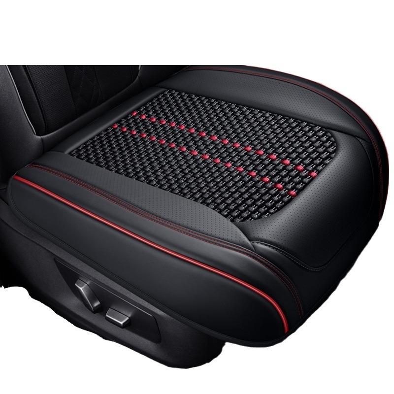 Perne pentru scaun auto – universal pentru toate anotimpurile, suprafață PU, umplutură din fibre sintetice, Xinliyun, stil cusut/simplu