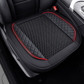 Автомобилна седалкова подложка, комплект от три части, дишаща Ice Silk повърхност, без попълване, подходяща за всички сезони