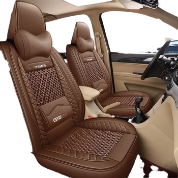 Κάλυμμα καθίσματος αυτοκινήτου BAIC S3L - 360° πλήρης κάλυψη, Ice Silk επιφάνεια, γέμισμα συνθετικής ίνας, ραφή με περιθώριο, στυλ αγροτικό, για όλες τις εποχές