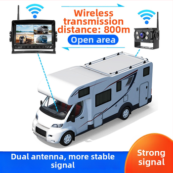 Οθόνη προβολής αντίστροφης κίνησης για φορτηγά και λεωφορεία, IPS οθόνη, ανάλυση 1024x600, μοντέλο Single Antenna-X36, είσοδος βίντεο