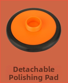 Automobiļu pulēšanas un vaskošanas iekārta bezvadu uzlādei (Basdeo, ABS+metāli, 80W, modelis TR-5002)