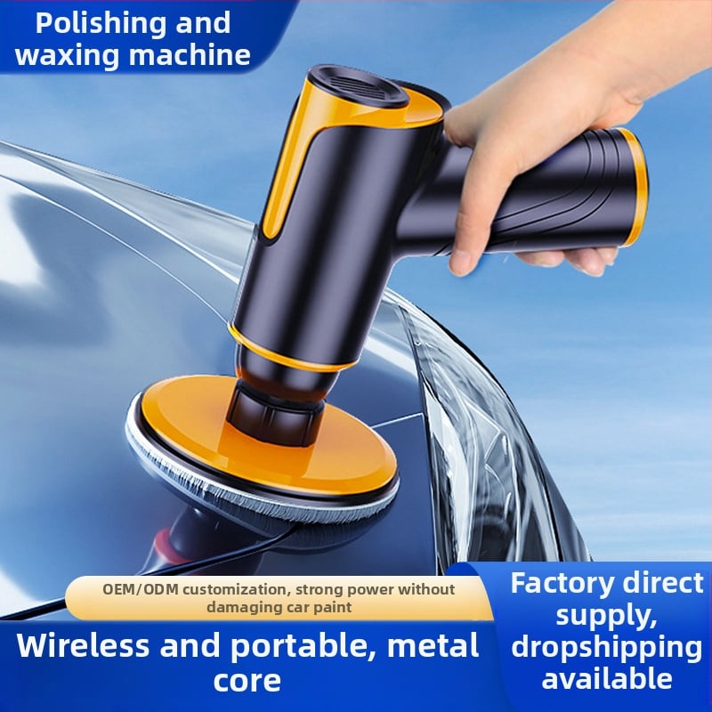 Устройство за безжично зареждане за полиране и ваксиране на автомобили (Basdeo, TR-5002, ABS+метал, 80W)