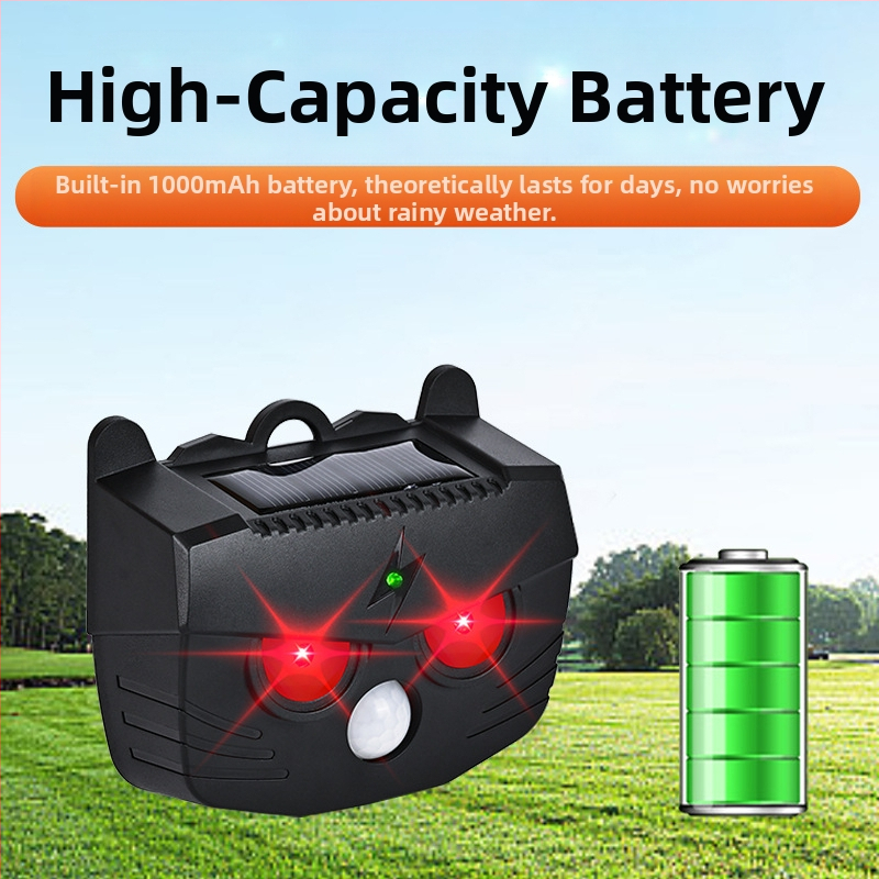 Многофункционален слънчев репелент за животни с инфрачервен сензор – отблъсквач за гризачи, птици и прасета (Модел BL-219A, 1.2V, 20-45 kHz, 0.1W)