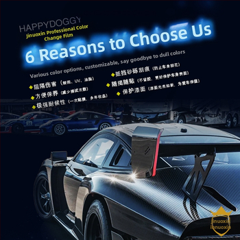 5D φιλμ ανθρακονημάτων για ολόκληρο το αυτοκίνητο; φιλμ αλλαγής χρώματος; μοτίβο ανθρακονήματος; UV προστασία 30%; θερμική μόνωση 30%