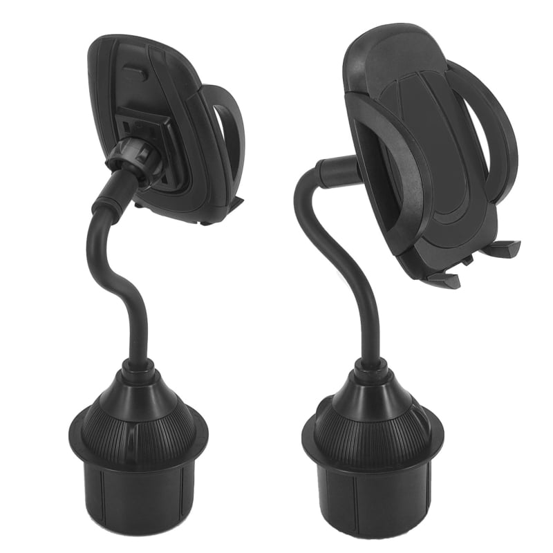 Държач за телефон за автомобил, монтиран върху държач за чаша — универсален, щракващ монтаж, за централна конзола и за задната седалка, модели 1608H, 2208H, 1608HE, Yongxinjia