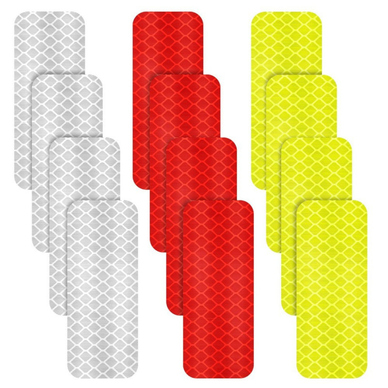 Atstarojošas automašīnu, motociklu un ķiveru uzlīmes — ūdensizturīgas, ar poliuretāna PET pamatni