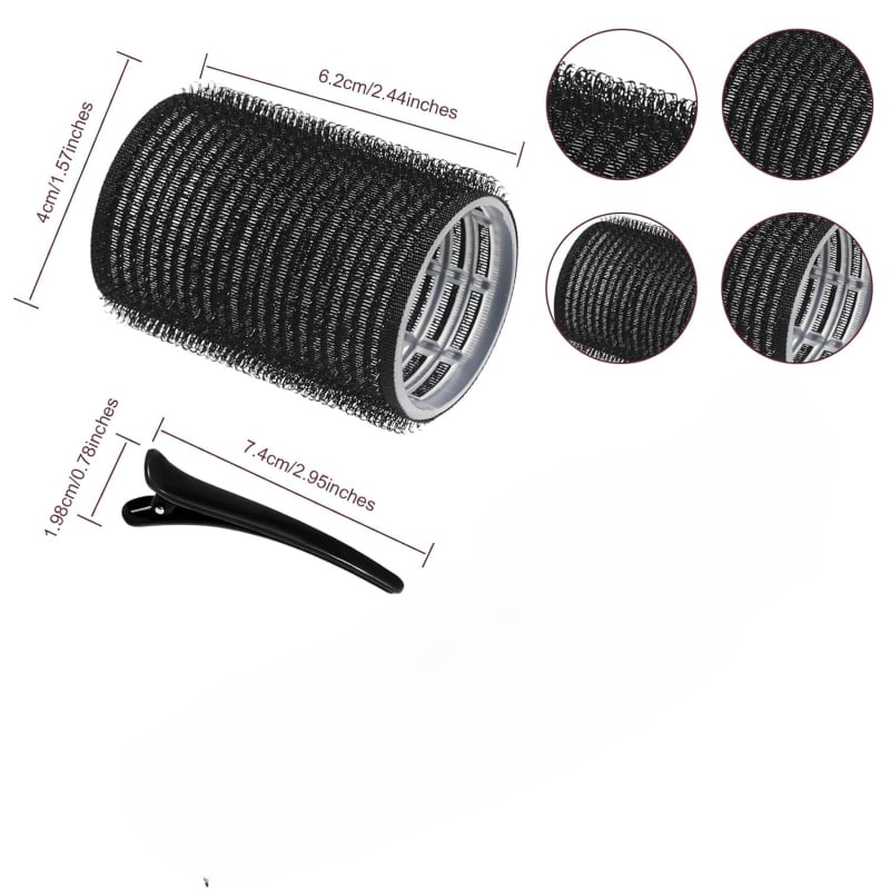 Velcro öntapadós hajgöndörítő tekercs frufruhoz, gyökéremelés, levegős hajformázó eszköz — nettó tartalom 130
