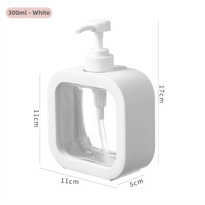 Sticlă plastică dozatoare pentru baie cu pompă – pentru săpun de mână, gel de duș, emulsii cosmetice și toner