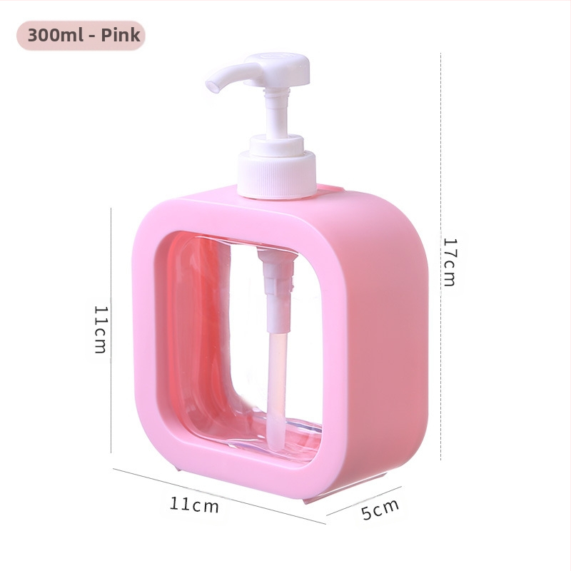 Sticlă plastică dozatoare pentru baie cu pompă – pentru săpun de mână, gel de duș, emulsii cosmetice și toner