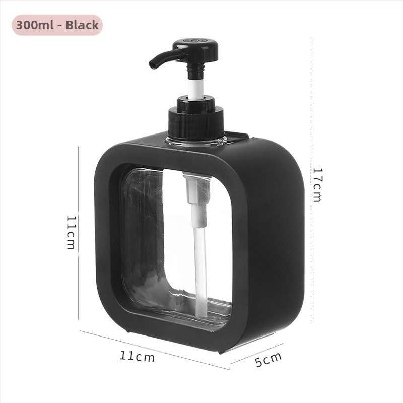 Sticlă plastică dozatoare pentru baie cu pompă – pentru săpun de mână, gel de duș, emulsii cosmetice și toner