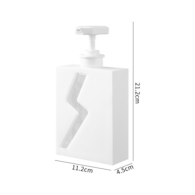 Sticlă plastică dozatoare pentru baie cu pompă – pentru săpun de mână, gel de duș, emulsii cosmetice și toner