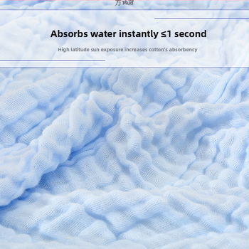 Бебешка марля кърпа за къпане, памук, 60s прежда, 80–100 г, за бебета, Strong Merchants
