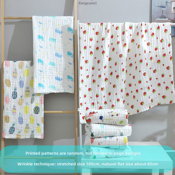 Бебешка марля кърпа за къпане, памук, 60s прежда, 80–100 г, за бебета, Strong Merchants