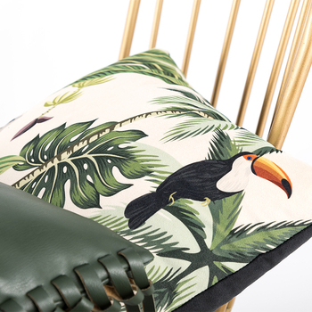 Калъф за възглавница, скандинавски вдъхновен тропически горски мотив, Инста стил, Frosted Velvet, дигитален печат, модел 21489582774, персонализиране