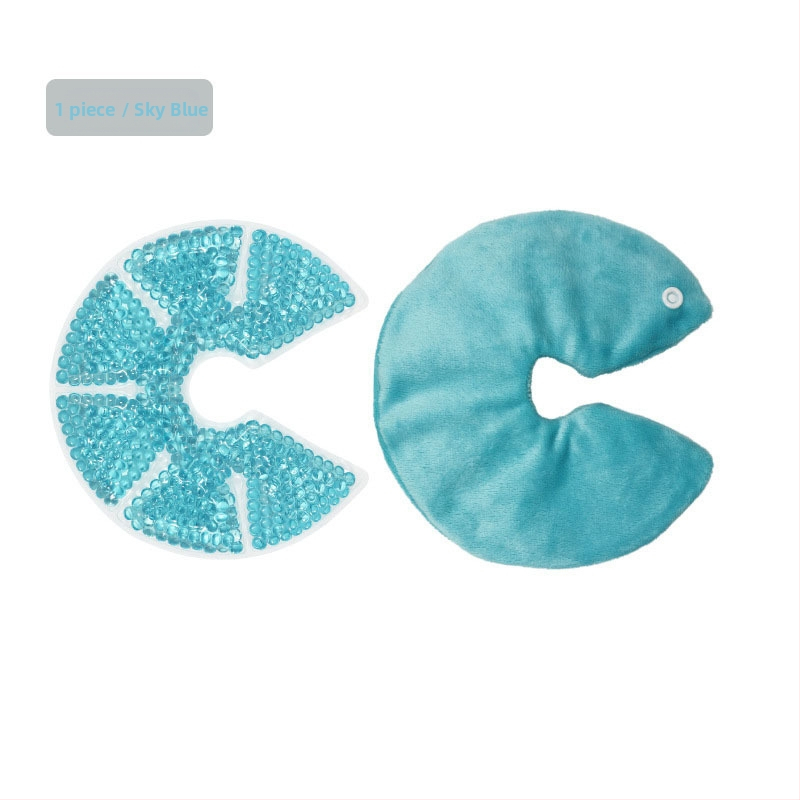 Motinystės priežiūrai skirtos krūties šildymo ir aušinimo kompresinės pagalvėlės maitinančiai, 310 g porai, 40–50 porų dėžutėje