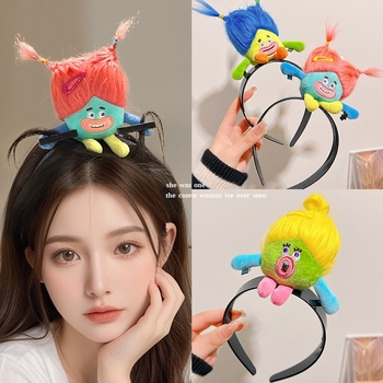 Κορδέλα μαλλιών με φιγούρα ποντικιού από ύφασμα, χειροποίητη, unisex, άνοιξη 2024