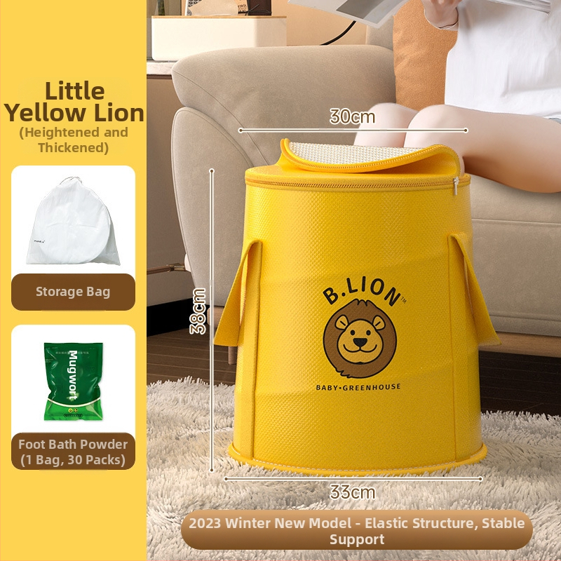 Mandora сгъваем басейн за крак, нейлонова материя, за възрастни, с контрол на постоянната температура, режим за повишаване и пара с балончета