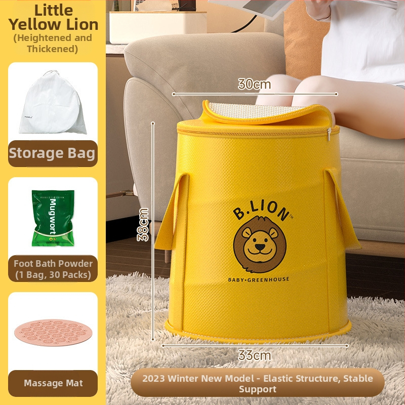 Mandora сгъваем басейн за крак, нейлонова материя, за възрастни, с контрол на постоянната температура, режим за повишаване и пара с балончета