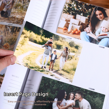 Άλμπουμ φωτογραφιών με σελίδες για γραφή, εξώφυλλο από Kraft χαρτί, 50 σελίδες, μάρκα Dileli