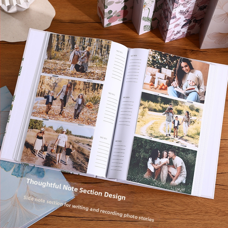 Фотоалбум със страници за писане, корица от крафт хартия, 50 страници, марка Dileli