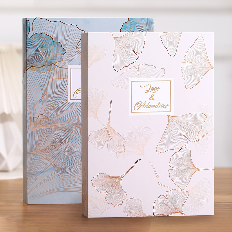 Άλμπουμ φωτογραφιών με σελίδες για γραφή, εξώφυλλο από Kraft χαρτί, 50 σελίδες, μάρκα Dileli