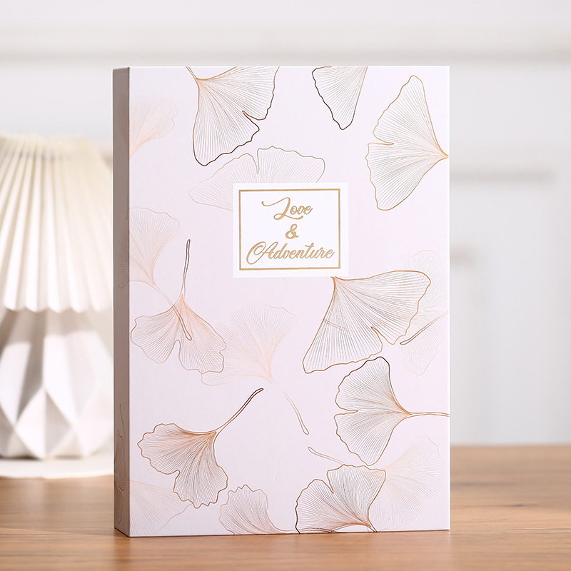 Άλμπουμ φωτογραφιών με σελίδες για γραφή, εξώφυλλο από Kraft χαρτί, 50 σελίδες, μάρκα Dileli