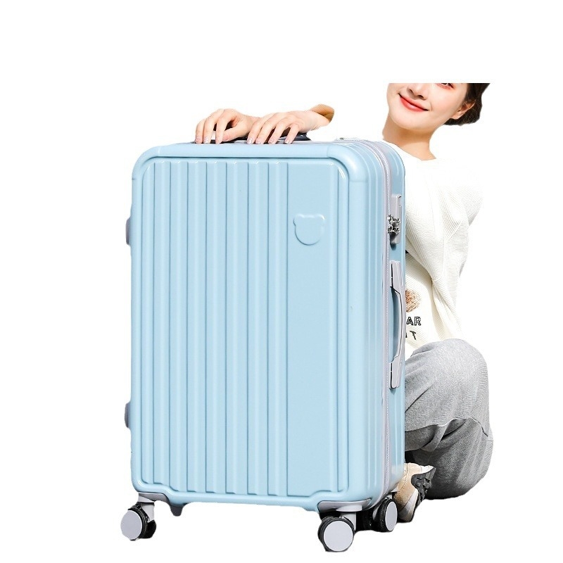 Детски куфар за ръчен багаж с колела — ABS+PC материал; водоустойчив, износоустойчив; защита срещу кражба; 360° въртящи колела; тегло 3 кг