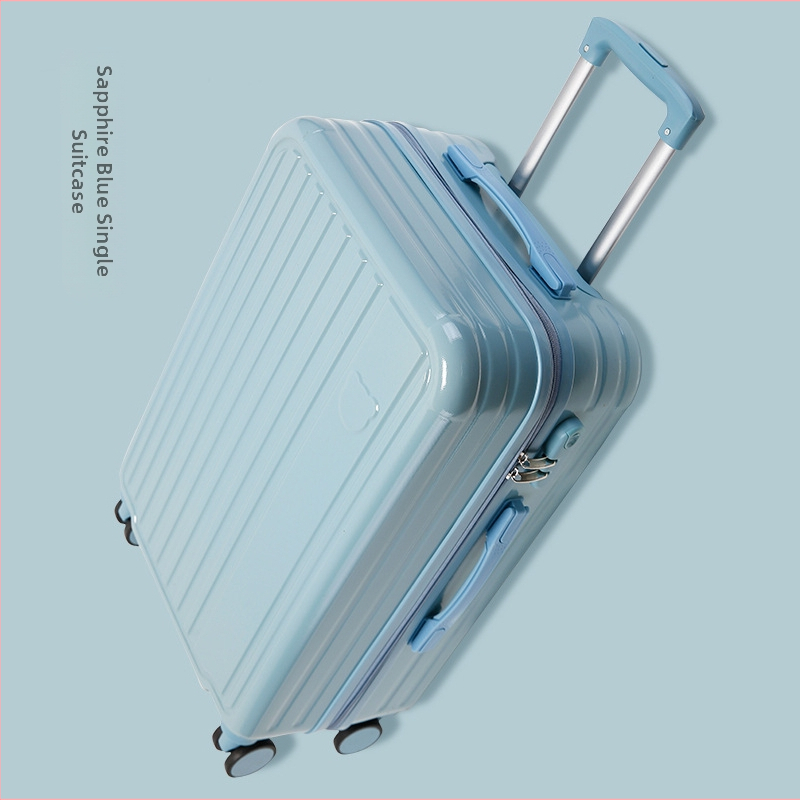 Детски куфар за ръчен багаж с колела — ABS+PC материал; водоустойчив, износоустойчив; защита срещу кражба; 360° въртящи колела; тегло 3 кг