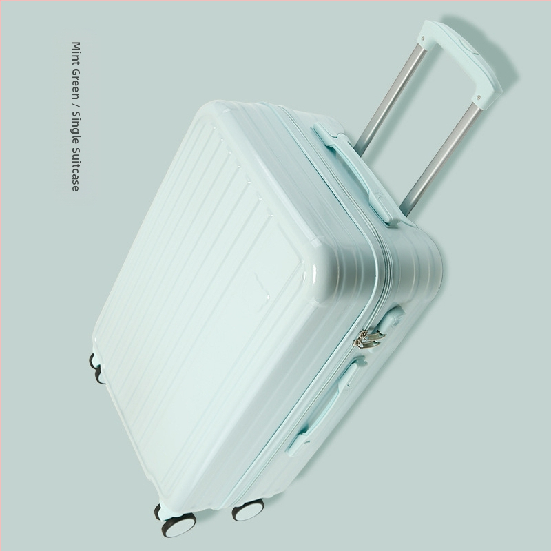 Детски куфар за ръчен багаж с колела — ABS+PC материал; водоустойчив, износоустойчив; защита срещу кражба; 360° въртящи колела; тегло 3 кг