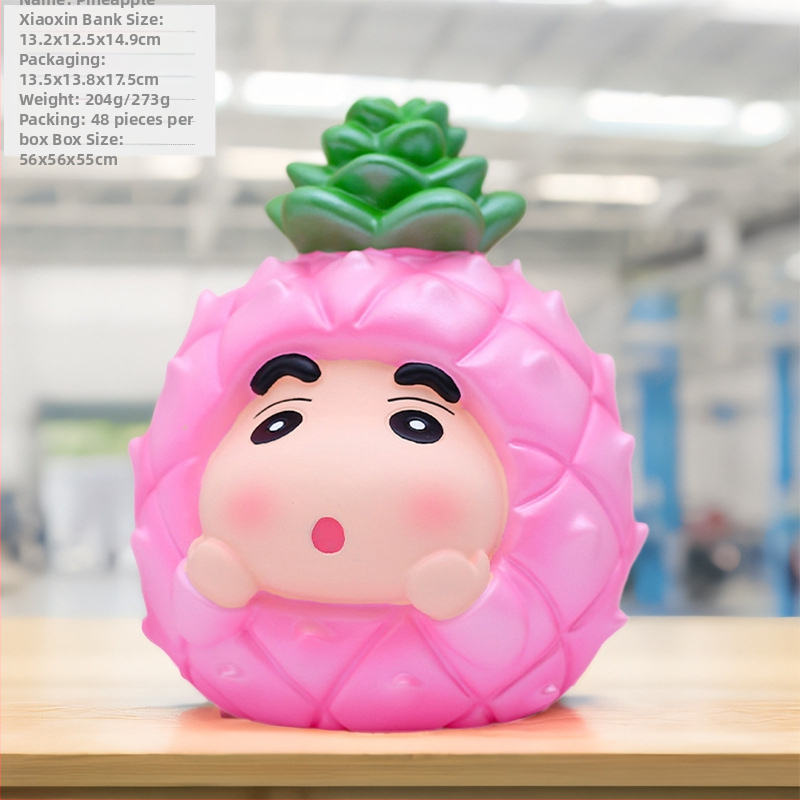 Super moist animacinė vinilinė taupymo skrynelė — dovana vaikams gimtadienio proga, stalinis dekoras