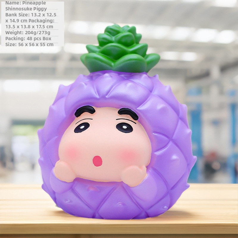 Super moist animacinė vinilinė taupymo skrynelė — dovana vaikams gimtadienio proga, stalinis dekoras