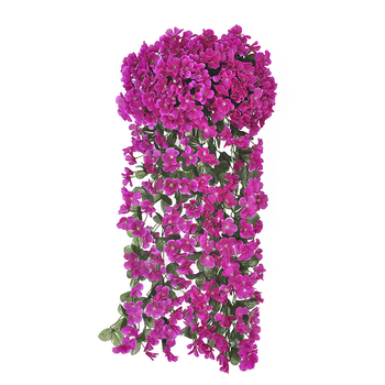 Αμπέλι με μεταξωτά λουλούδια (Ποικιλία: Βιολέτα; Χρήση: Άλλο; Κρεμαστό διακοσμητικό τοίχου – καλλιτεχνικό ανθοστόλισμα)